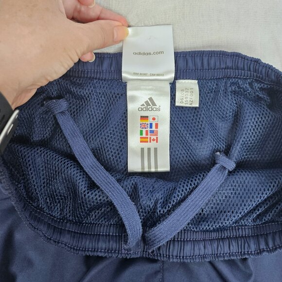 Adidas Navy Blue Athletic Pants with Zippered Ankle, Size Small - Picture 12 of 13